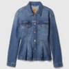 Cinched Denim Jacket