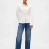 Cinched Denim Shirt