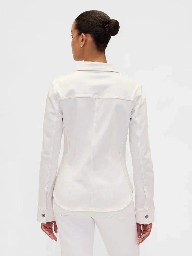 Cinched Denim Shirt