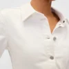 Cinched Denim Shirt