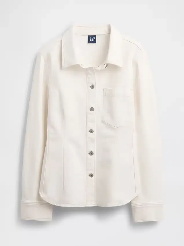 Cinched Denim Shirt