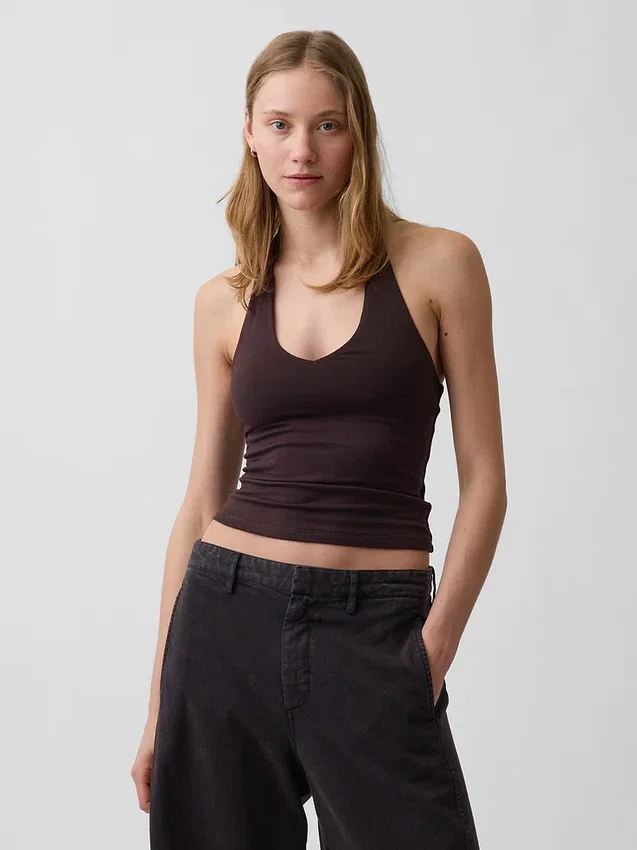Closeknit Halter Crop Top