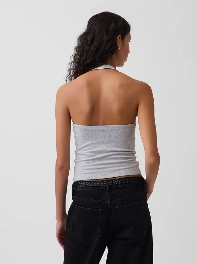 Closeknit Halter Crop Top