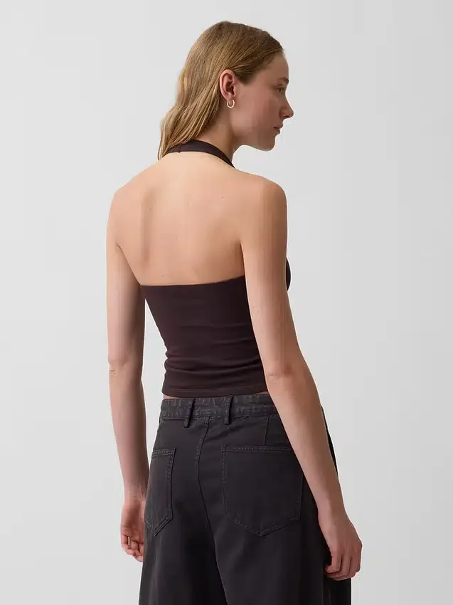 Closeknit Halter Crop Top