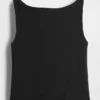 Closeknit Jersey Boatneck Crop Tank Top