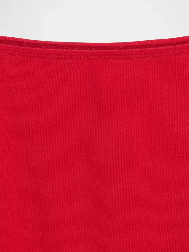 Closeknit Jersey Off-Shoulder Crop T-Shirt
