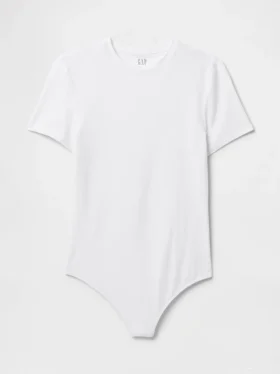 Closeknit Jersey T-Shirt Thong Bodysuit