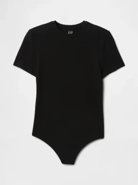 Closeknit Jersey T-Shirt Thong Bodysuit