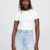 Closeknit Jersey T-Shirt Thong Bodysuit