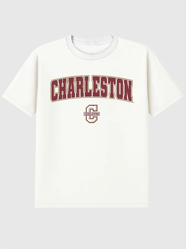 College of Charleston Arch Logo Secondary Graphic T-Shirt
