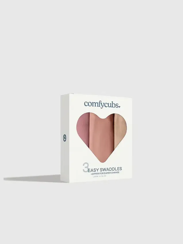 Comfy Cubs Easy Swaddle Blankets with Zipper
