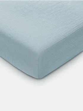Comfy Cubs Muslin Fitted Crib Sheet