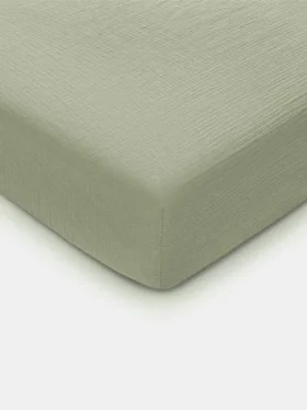 Comfy Cubs Muslin Fitted Crib Sheet