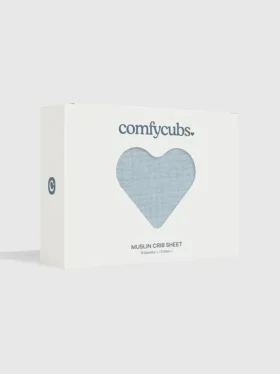 Comfy Cubs Muslin Fitted Crib Sheet