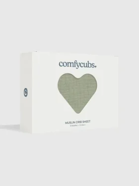 Comfy Cubs Muslin Fitted Crib Sheet