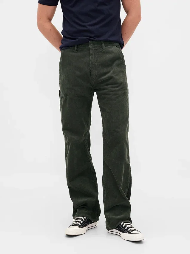 Corduroy '90S Loose Carpenter Pants