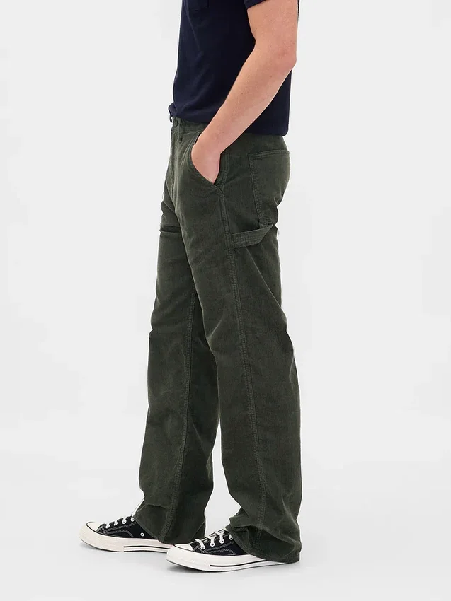 Corduroy '90S Loose Carpenter Pants