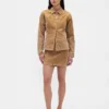 Corduroy Mini Skirt