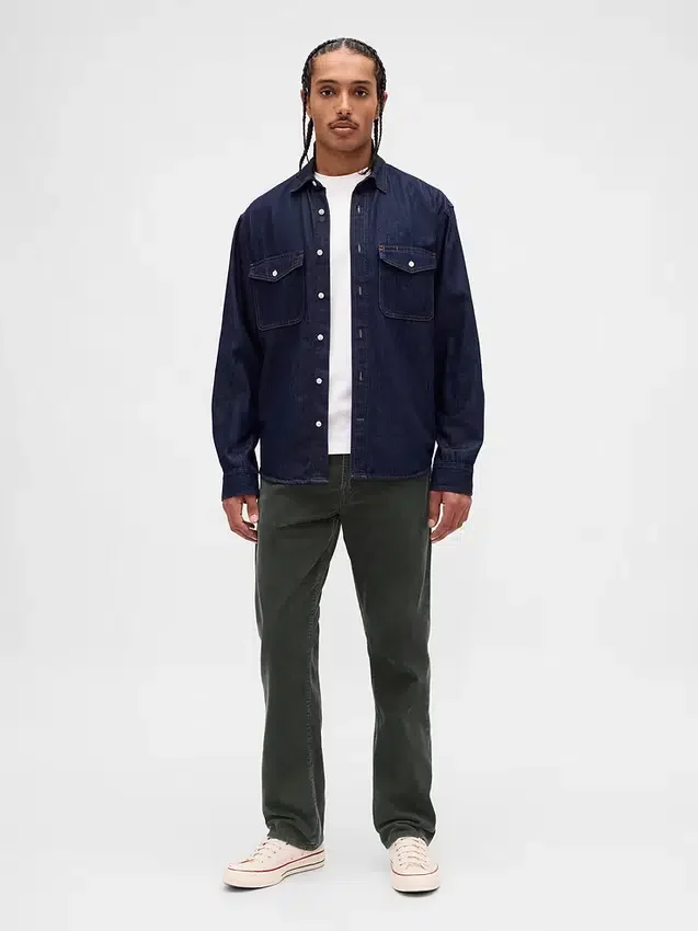Corduroy Relaxed Straight Pants