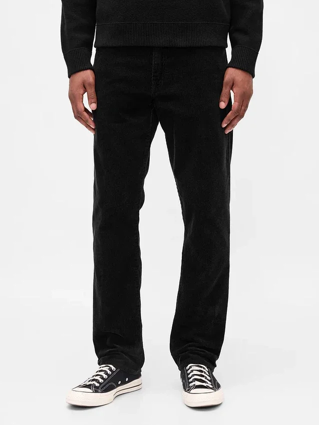 Corduroy Relaxed Straight Pants