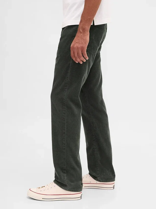 Corduroy Relaxed Straight Pants