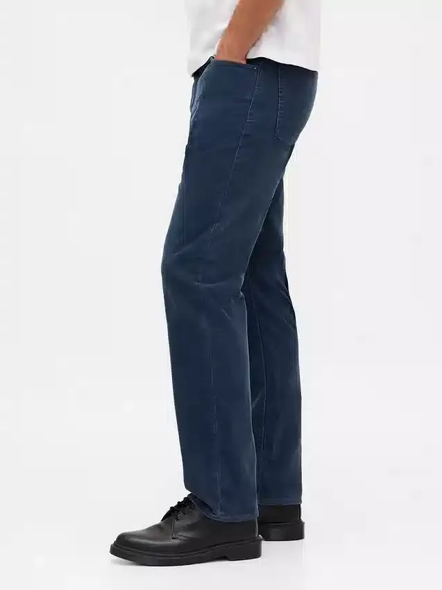 Corduroy Relaxed Straight Pants
