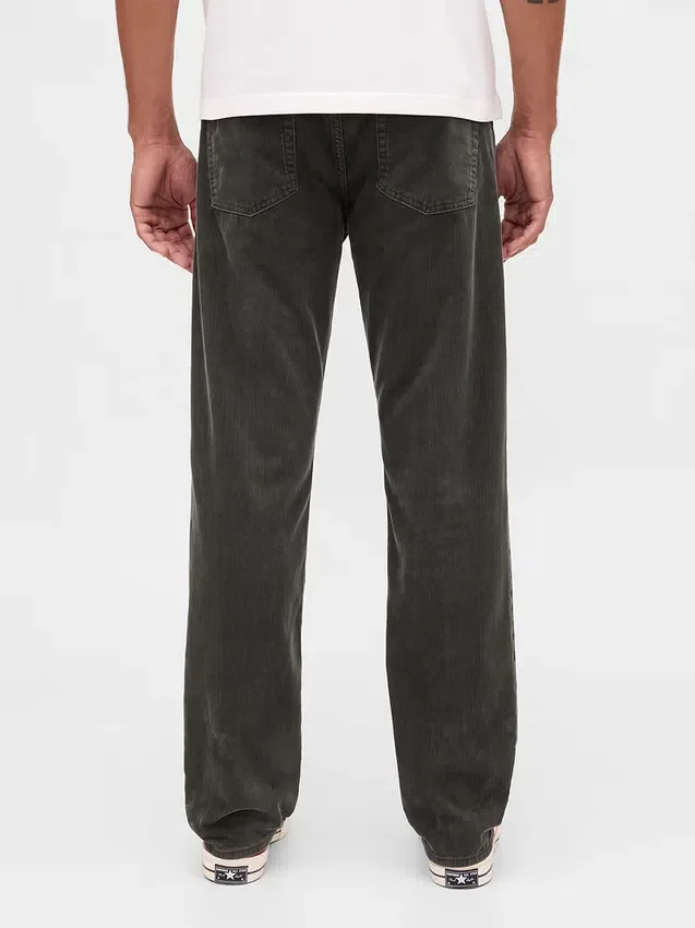 Corduroy Relaxed Straight Pants
