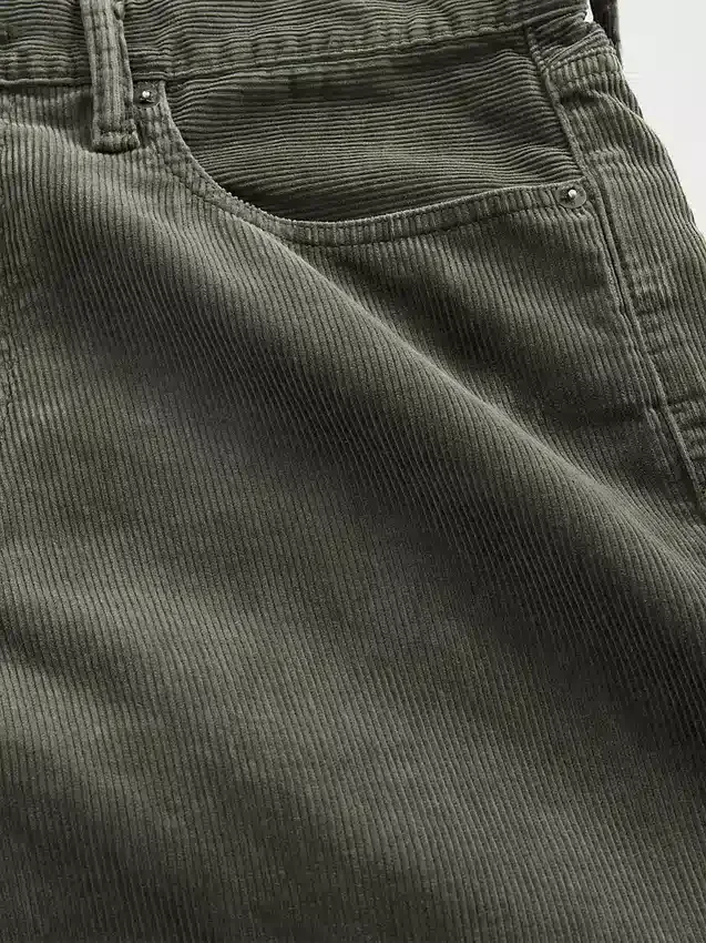 Corduroy Relaxed Straight Pants