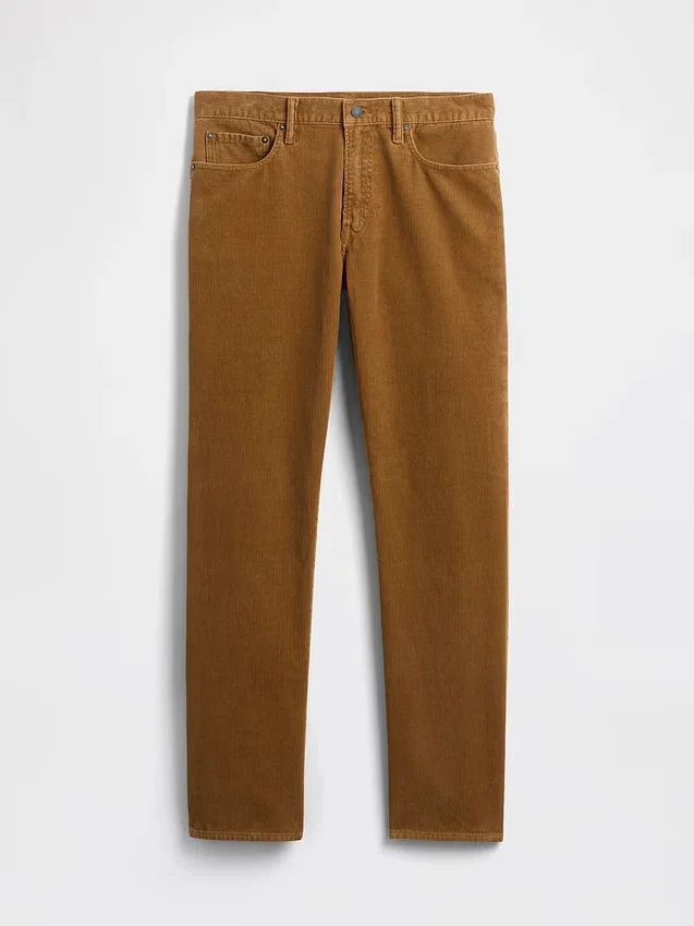 Corduroy Relaxed Straight Pants