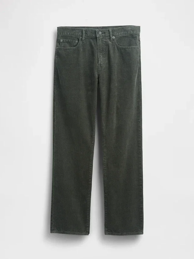 Corduroy Relaxed Straight Pants