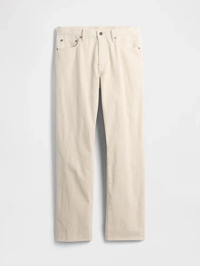Corduroy Relaxed Straight Pants