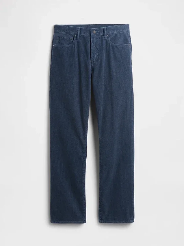 Corduroy Relaxed Straight Pants