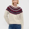 Cotton-Blend Raglan Crewneck Sweater