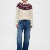 Cotton-Blend Raglan Crewneck Sweater