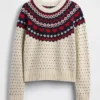 Cotton-Blend Raglan Crewneck Sweater
