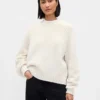Cotton-Blend Relaxed Crewneck Sweater
