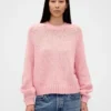 Cotton-Blend Relaxed Crewneck Sweater
