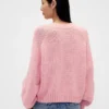 Cotton-Blend Relaxed Crewneck Sweater