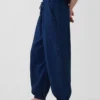 Cotton Gauze Denim Easy Barrel Joggers