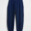 Cotton Gauze Denim Easy Barrel Joggers