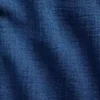 Cotton Gauze Denim Oversized Collarless Shirt