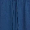 Cotton Gauze Denim Tiered Easy Maxi Skirt