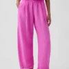 Cotton Gauze Easy Barrel Pants