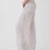Cotton Gauze Easy Barrel Pants