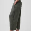 Cotton Gauze Easy Barrel Pants