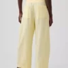 Cotton Gauze Easy Barrel Pants
