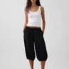 Cotton Gauze Easy Culotte Pants