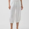 Cotton Gauze Easy Culotte Pants
