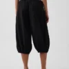 Cotton Gauze Easy Culotte Pants