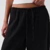 Cotton Gauze Easy Culotte Pants
